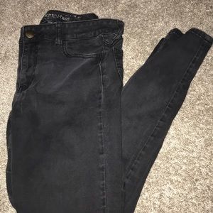 American eagle black jeggings